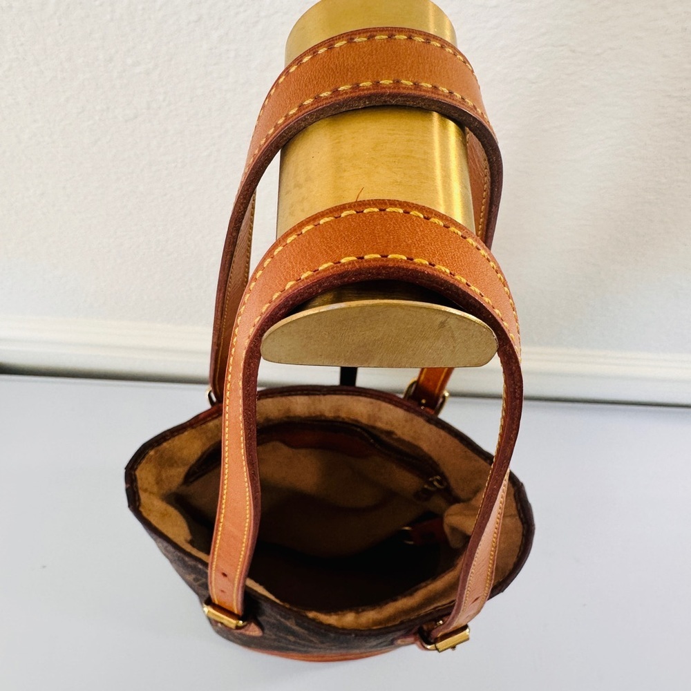 LOUIS VUITTON Monogram Shoulder Bucket Bag PM with dustbag and COA - Picture 12 of 16